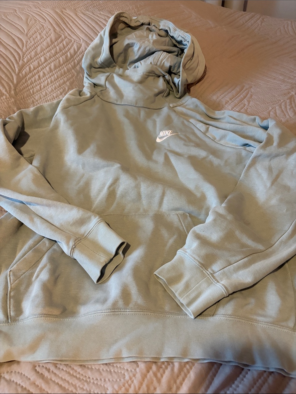Nike Light Sage Green Pullover Hoodie